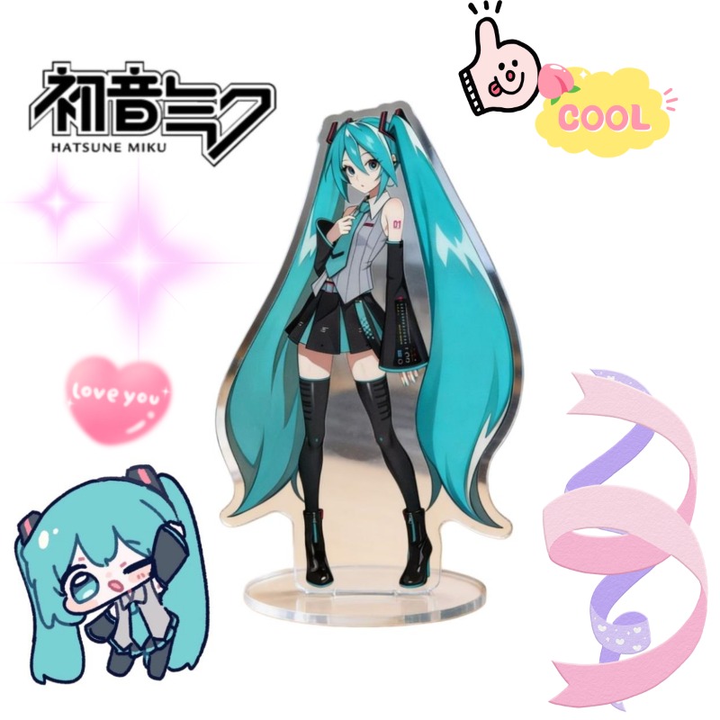 Cosplay Anime Boy - Hatsune Miku 10cm Acrylic Stand Cute