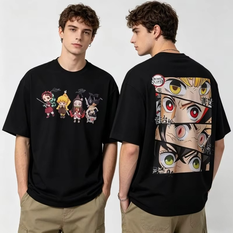 Anime Cosplay Tanjiro - 2026 Trendy Demon Slayer Men's T-shirt