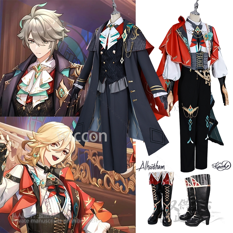 Anime Cosplay Costumes Female - Alhaitham Kaveh KFC Cosplay Costume Anime