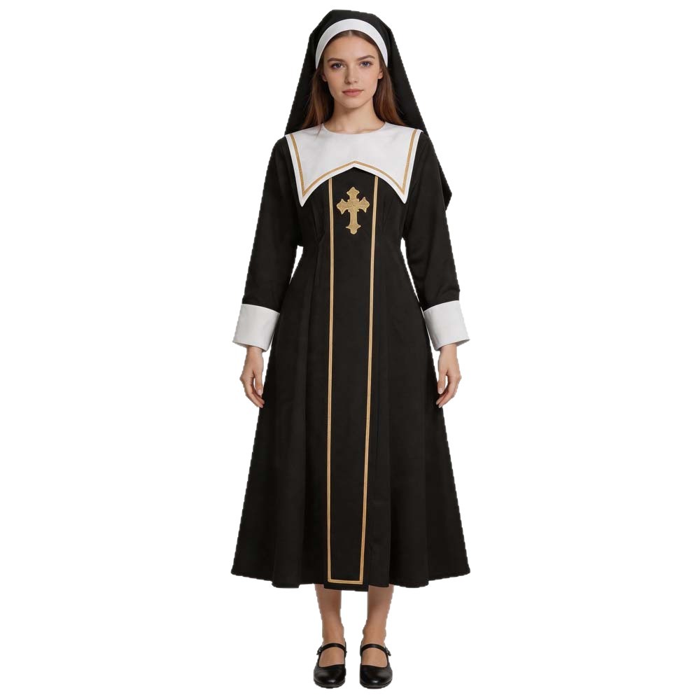 Medieval Nun Female Priest Pra - Anime Cosplay Nun review and price