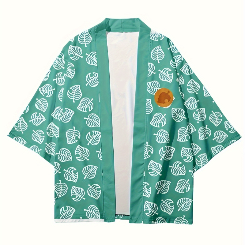 Women's Leaf Print Pink Sweet  - Demon Slayer Haori review and price