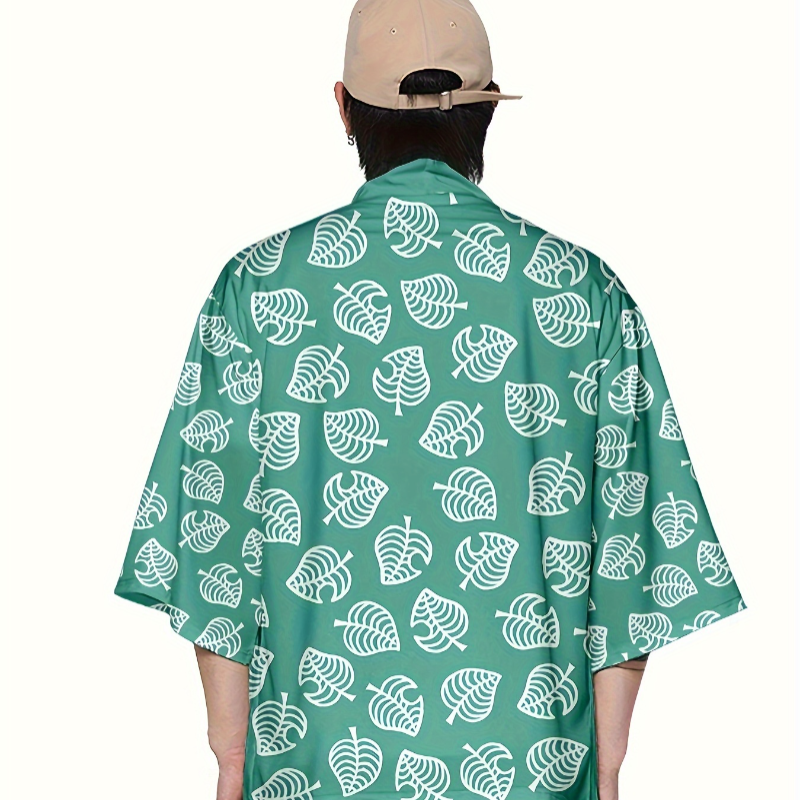 Women's Leaf Print Pink Sweet  - Demon Slayer Haori review and price