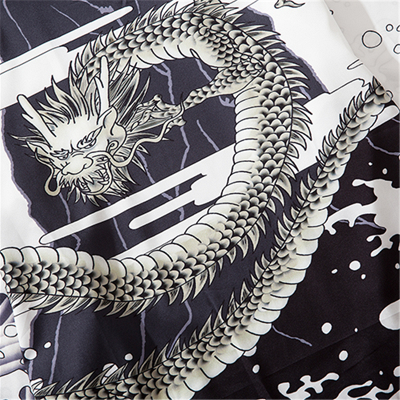 Yukata Male Chinese Dragon Cos - Demon Slayer Haori review and price