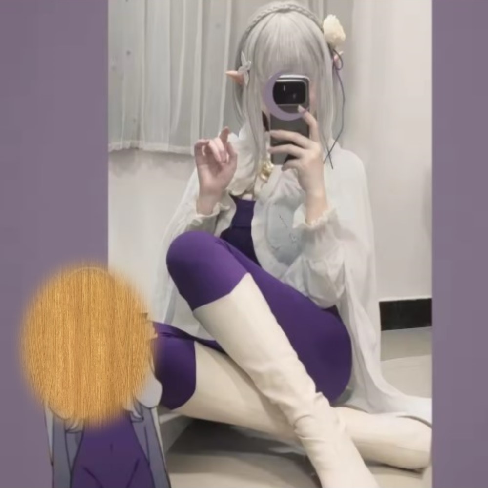 NEW Emilia Rezero Cosplay Cost - Anime Cosplay Re Zero review and price