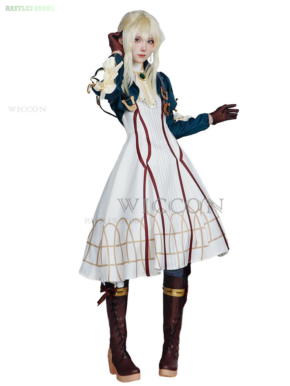 Violet Evergarden Cosplay Cust - Violet Evergarden Dress review and price