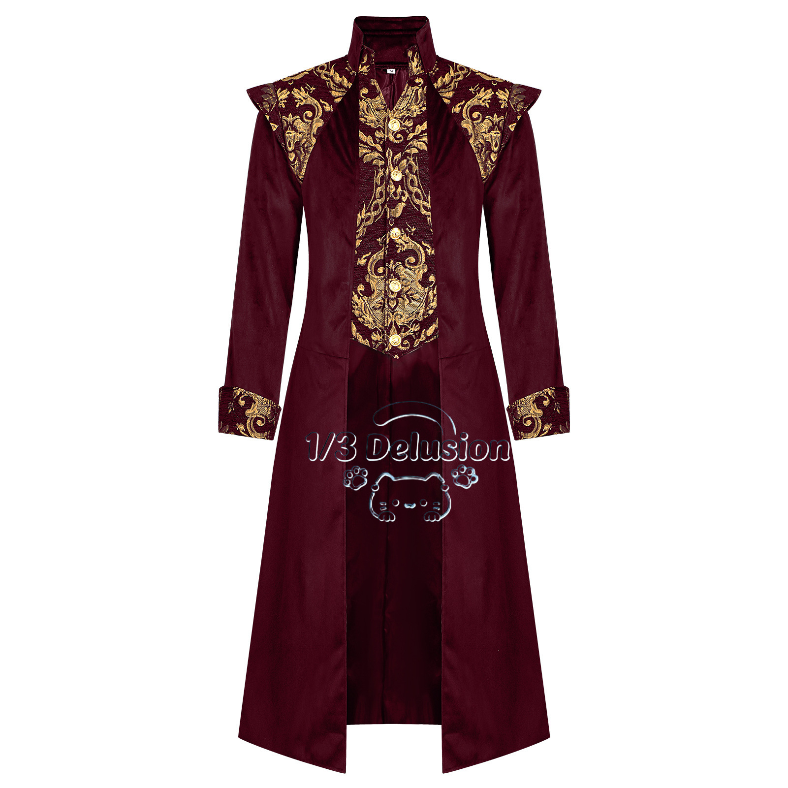 Men Steampunk Medieval Tailcoa - Anime Cosplay Dress For Men review and price
