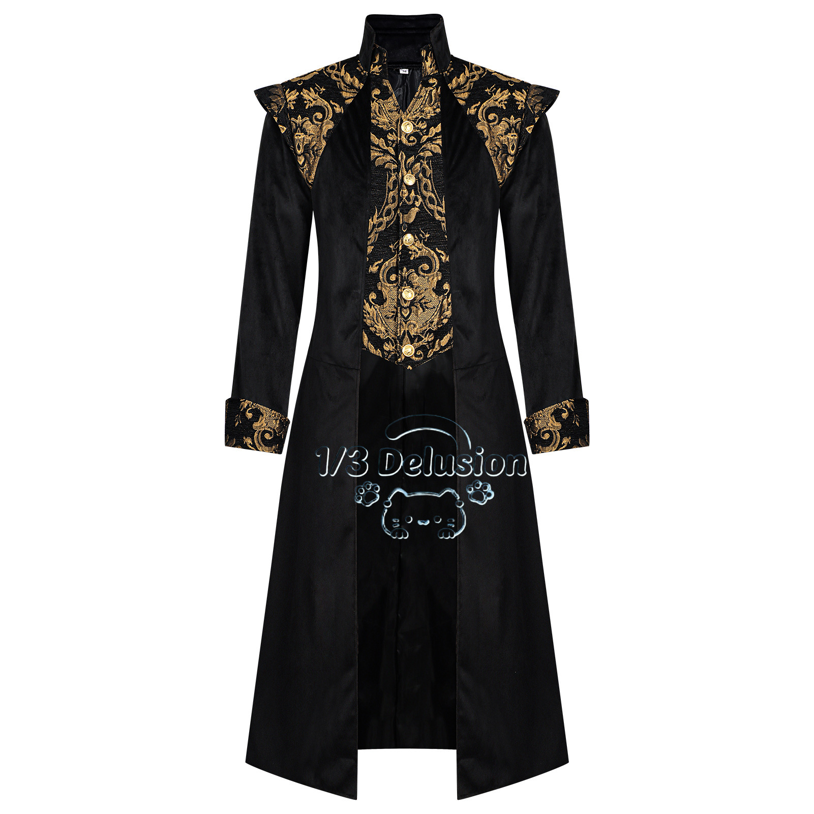 Men Steampunk Medieval Tailcoa - Anime Cosplay Dress For Men review and price