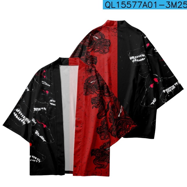 Anime Dragon Pattern Fashion J - Demon Slayer Haori review and price