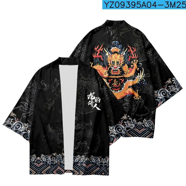 Anime Dragon Pattern Fashion J - Demon Slayer Haori review and price