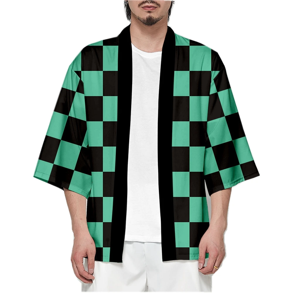 Men Japanese Anime Samurai Tan - Demon Slayer Haori review and price